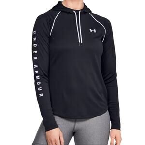 NWOT Under Armour Velocity Long Sleeve Hoodies Black White XS